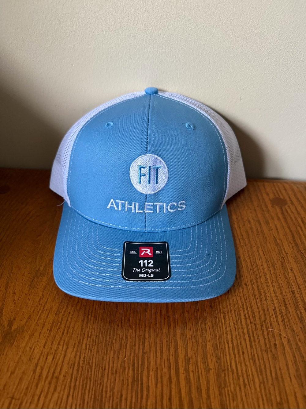 FIT Athletics Blue & White Trucker Hat